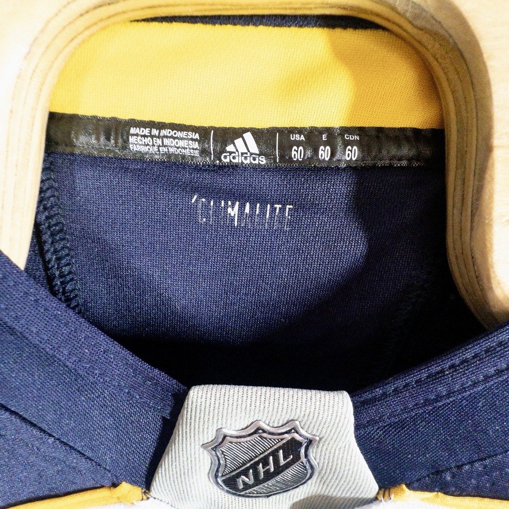 NWT Adidas Buffalo Sabres Jeff Skinner Jersey Mens Size 60 (3XL) Fight Strap - Picture 3 of 9